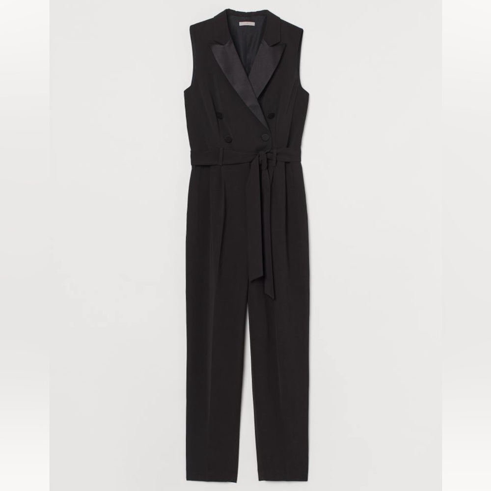 H&M double breasted jumpsuit